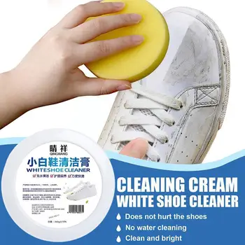 Biele Topánky Cleanning Krém Multifunkčné Vložiť Topánky Cleaner Topánky S čistými Utrite Nástroje Domácnosti Nápravu Hubky Športové D1L7