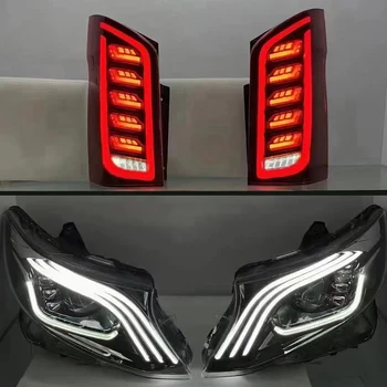 upgrade facelift maybach štýl led auto svetlomet svetlometu pre benz VITO V250 V260 2016 do roku 2023 vedúci svetlo vedúci svetlo zadné svetlo