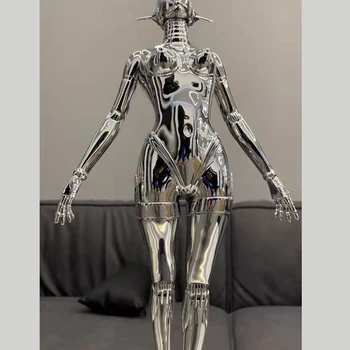 Výzdoba Domov Anime Akčné Figúrky Budúcnosti Veda, Technológie, Ornament Banksy Socha Sexy Robot Socha Izba Príslušenstvo Darček