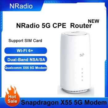 Originál NOVÉ NRadio 5G Bezdrôtový Smerovač Podporu 5G SA/NSA, Dual-Mode Siete S 8 High-Gain Vstavané Antény So SIM Karty