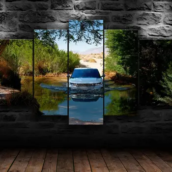 Range Rover Evoque SUV Plátno na Stenu Umenie Auto Plagát, Tlač Domova 5 Panel HD Tlačiť Obrázky, Maľby, Nie Zarámované 5 Ks