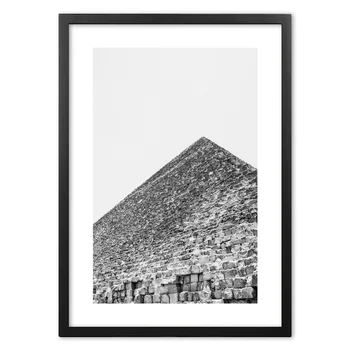 Čierna Biela Pyramída, Fotografie, Art Stenu Umenie papiera pre Tlač Maľovanie Nordic Plagáty A Potlačou obrazov na Stenu Pre Obývacia Izba Dekor