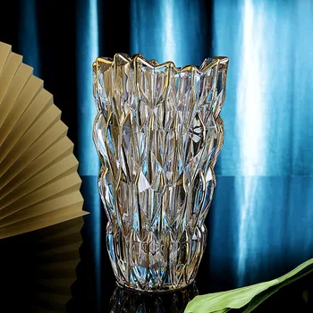 Kreatívne Spálňa Krištáľové Vázy Minimalistický Dizajn Skla Čínsky Rozšírené Váza Moderné Luxusné Dekorácie Maison Vázy, Dekorácie