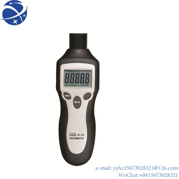YunYi CEM AT-10 2 v 1 Kontakt/Non-kontaktné Digitálny Tachometer s Štandardné Príslušenstvo