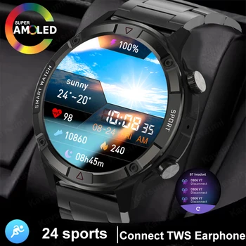 2023 Nové Športové Hudby Smartwatch 1.6-palcový HD Displej, 4 GB RAM, Bluetooth Hovor Smart Hodinky Vodotesné Hodiny Pre Huawei TWS Slúchadlá