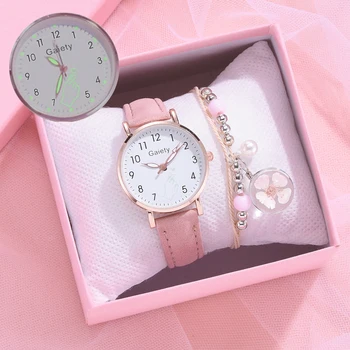 Pekné režim Frauen Uhren Einfache Vintage Kleine Uhr Lederband Celkom Šport Handgelenk Uhr Kleid Armbanduhren Reloj mujer