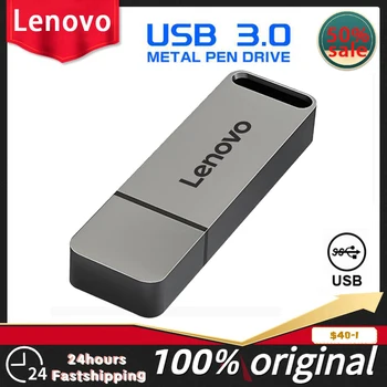 LENOVO U Disku USB 3.1 SSD U Flash Pero Jednotky Kovu, Vysoko-Rýchlostný Prenosné 1 TB 2TB Pre Notebook PC a IMAC 64GB 128 gb kapacitou 256 GB 512 gb diskom