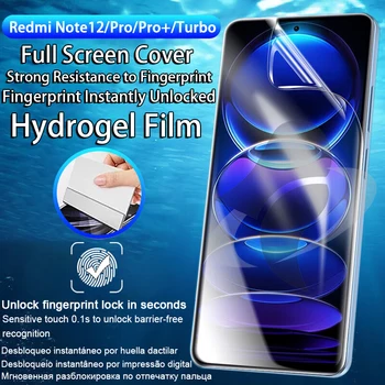 Úplné Pokrytie Hydrogel Film Pre Redmi Poznámka 10 11 11S 12 Pro Plus 5G A1 Screen Protector na Xiao Redmi Note12 Pro 10X 12C 10C Film