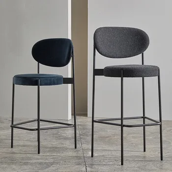Moderný minimalistický káva stoličky, barové stoličky, vysoká stolička, bar stoličky, domáce Nordic vysoká stolička, operadlo, barové