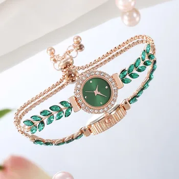 2023 Nový Luxusný Náramok Ženy Hodinky Náramky Diamond Sledujte Fashion Quartz Womans náramkové hodinky Pre reloj cuarzo