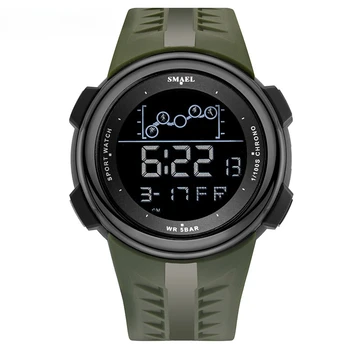 Digitálne Náramkové hodinky mužov Sport, LED Displej Elektronické Hodiny Muž budíky Chronograf fanshion Sledovať Hombre Muž 1703