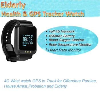 Najlepšie 4g Tamperproof GPS Náramok Tracker Pre Domáce Karantény,Väzeň Dohľad Gps Sledovanie Náramok Pre Seniorov