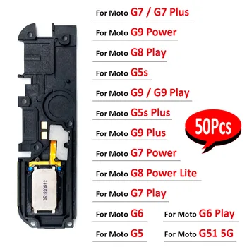 50Pcs, Originál Reproduktor Flex Pre Motorola Moto G51 5G G6 G5S G7 G9 Hrať Plus G8 Power Lite Hlasný Reproduktor Bzučiak Zvonenie Časti