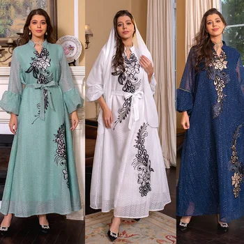 Šaty Večerné Šaty na Strednom Východe Moslimských Žien Nosiť Hot Predaj Nový Riadok Šaty Juhovýchodnej Ázii Dubaj Župan