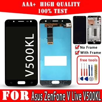 Originálne LCD displej Pre Asus ZenFone V Live V500KL Displej prvotriednej Kvality Dotykový Displej Náhradné Diely, Mobilné Telefóny, Opravy