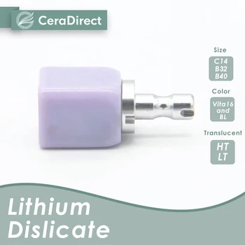 Lítium Disilicate Bloky(Keramické)-B40-HT/LT(5 Kusov)