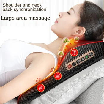 Auto domov masážny vankúš vankúš krku bedrových späť multi-function celé telo, elektrické ramenný krčnej chrbtice, masáž