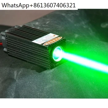 Priemysel Lab 532nm 100mw Green Laser Diode Module Bodka, Hrubý Lúč, Bar Dekorácie Svetlá s TTL 12V