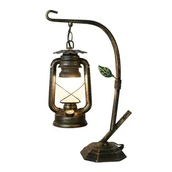 Americký Štýl Voľne Stojace Lampy Tvorivé Kovové Tafellamp Domov Hotel Tabuľka Dekor Vintage Kôň Svietidla Retro Lampa