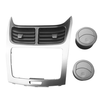 Autorádio Rám Fascia pre Chevrolet Plachta 2010-2014 Auto A/C Klimatizácia Ventilačné Zásuvky Panel Mriežka Kryt