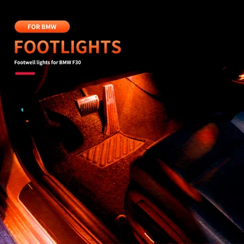 Footwell Okolitého Svetla Na BMW F10 F30 F01 F02 F20 F21 F22 F23 F25 F26 F32 F48 Interiéru Vozidla Footwell Popolník Atmosféru LED Lampa