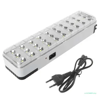 30LED Multi-function Núdzové Svetlo Nabíjateľná LED Bezpečnostné Lampy 2 Režim pre HOM