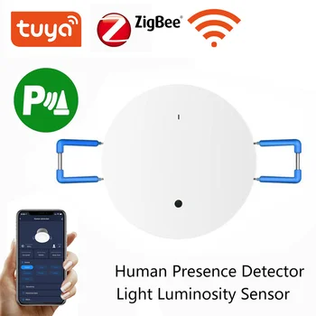 ZigBee Inteligentné Ľudské Prítomnosti Senzor Wifi Tuya Smart Pohyb Micro Motion Detection Diaľkový Alarm Monitor Infračervené Radar