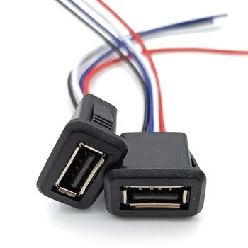 USB2.0 2/4Pin modul typu PH2.0 konektor zásuvky a kábel USB Konektor Napájania Port Nabíjanie Konektor s Káblom USB Nabíjačka Zásuvky