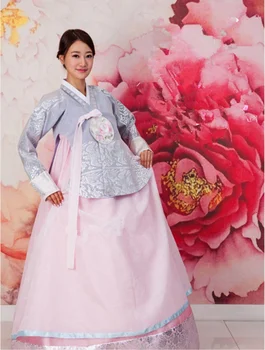 Hanbok kórejský kroji kórejský tradičné ženské Hanbok kórejský royal kostým dievča, žena šaty