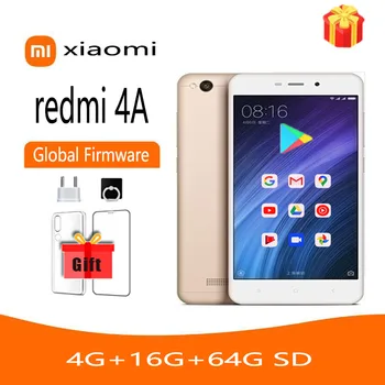 Xiao Redmi 4A Celltphone 2 GB, 16 GB Googleplay mobilné telefóny celulares smartphone mobilné telefóny android snapdragon