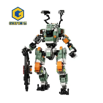 MOC Vanguard-trieda Titan Od Titanfall 2 Stavebné Bloky Creative Expert Mecha Hra BT-7274 Tehly Hračky Dieťa Expert Robot