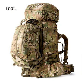 100L MT Vojenské Taktické Veľký batoh kemping Človeka Taška Hydratácie Pack Armádny batoh Nepremokavé Batohy 4 v 1