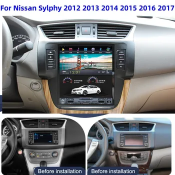Qualcomm 8-core Tesla Pre Nissan Sylphy 2012 2013 2014 2015 2016 2017 Android autorádio, Auto GPS Navigácie Vedúci Jednotky Carplay
