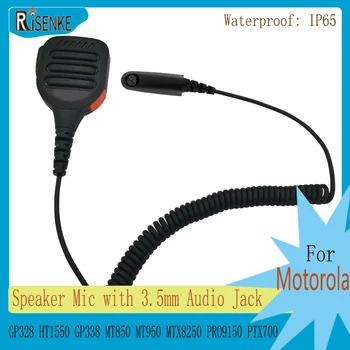 RISENKE GP328 Reproduktor Mikrofón pre Motorola HT750 HT1250 HT1550 GP338 MT850 MT950 MTX8250 PRO5150 PRO9150 PTX700 Waklie Talkie,IP65