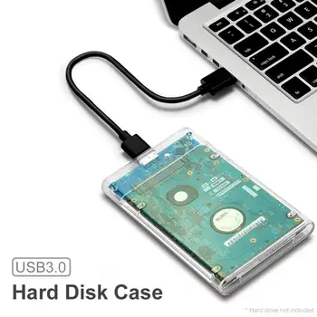 2.5 Palcový 6TB USB 3.0 6Gbps SATA Mobile Pevného Disku Prípade Adaptér pre Notebooky Pevný Disk Skladovanie Prípade Kryt Šachty Prenosný Box