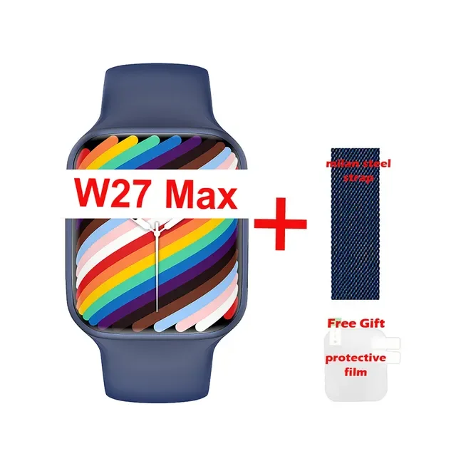 IWO W27 PRO Smart Hodinky Mužov NFC Siri BT Call Bezdrôtové Nabíjanie Spánku Monitor Správu Ženy Smartwatch Pk W37 PRO DT100 PRO+ . ' - ' . 0