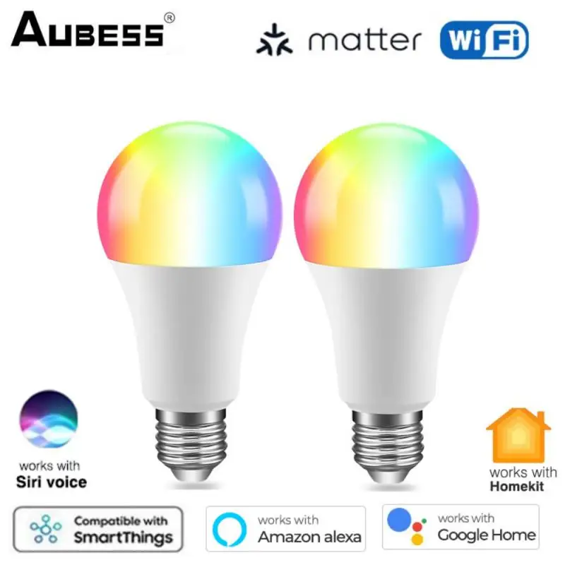 Ohľadu na to, WiFi, Smart Žiarovky Stmievateľné LED Svetlo E27 9W RGB+Teplá+Biela Homekit Ovládanie Práce s Siri Alexa Domovská stránka Google Smart Home . ' - ' . 0