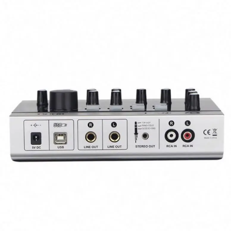 Alctron U16K MK3 USB Audio Interface karta Prenosný mini audio mixer usb zvuk Pre Živé Vysielanie . ' - ' . 0