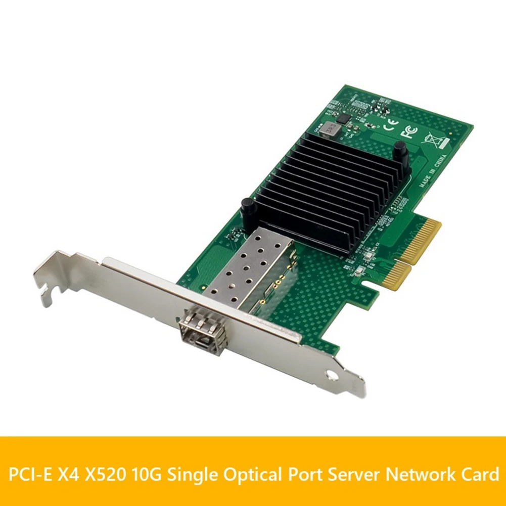 X520-SR1 10G SFP+ Server Optických Vlákien, Sieťová Karta 82599EN Čip PCIE X4 Jedného Optického Portu Sieťovej Karty . ' - ' . 1
