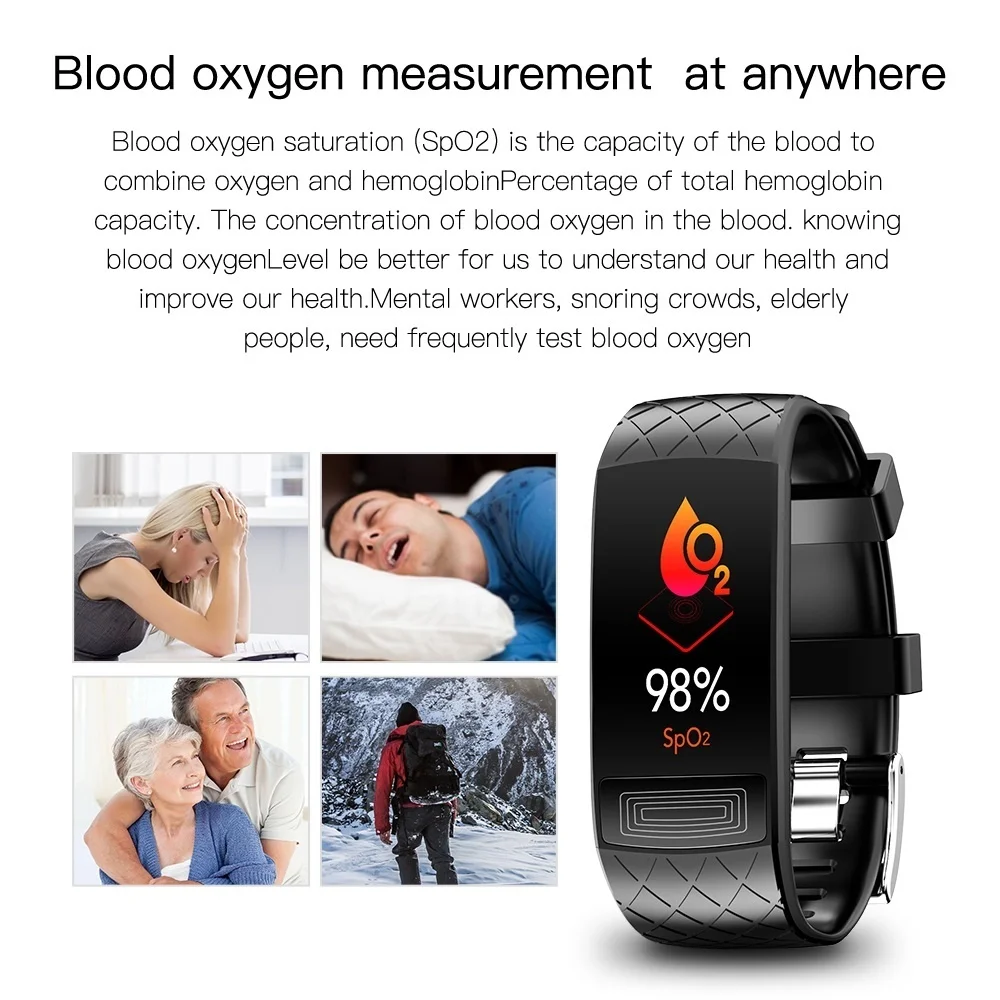 V3E EKG Inteligentný Náramok Fitness Srdcovej frekvencie, Krvného Tlaku SpO2 Monitor Smart Kapela Šport Náramok Vodotesný IP67 Mužov Smartwatch . ' - ' . 2