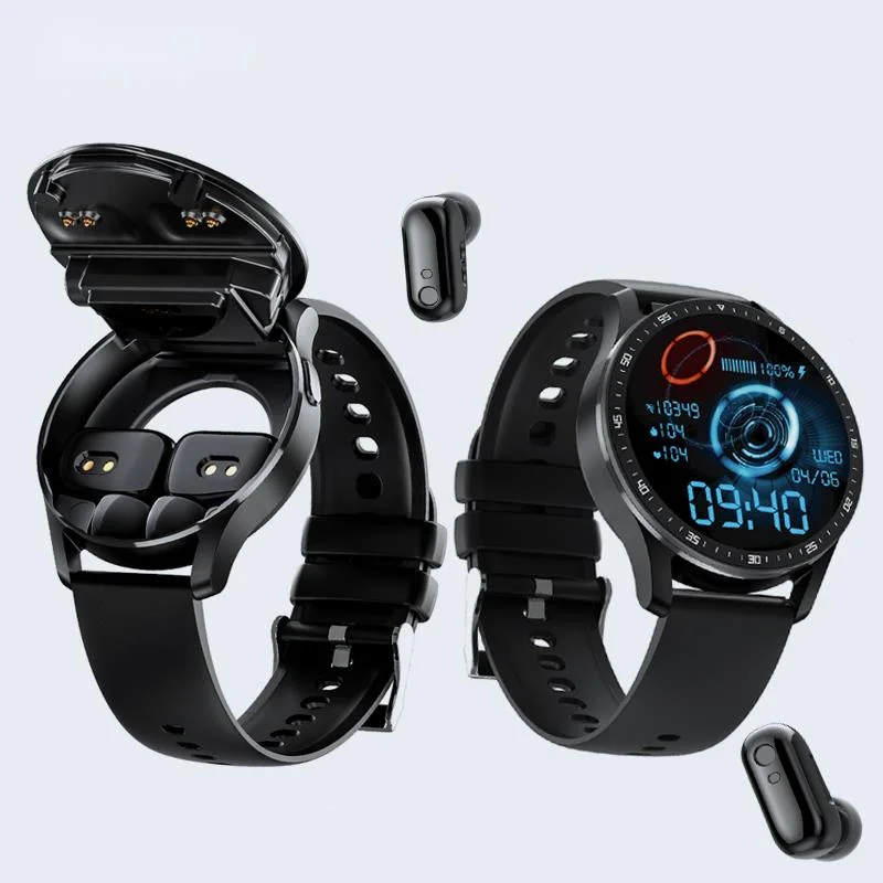 Nové X7 Headset Smart Hodinky TWS Dva V Jednom Bezdrôtová Dual Headset Hovor Zdravie Krvný Tlak Šport, Hudba Smartwatch Hot . ' - ' . 2