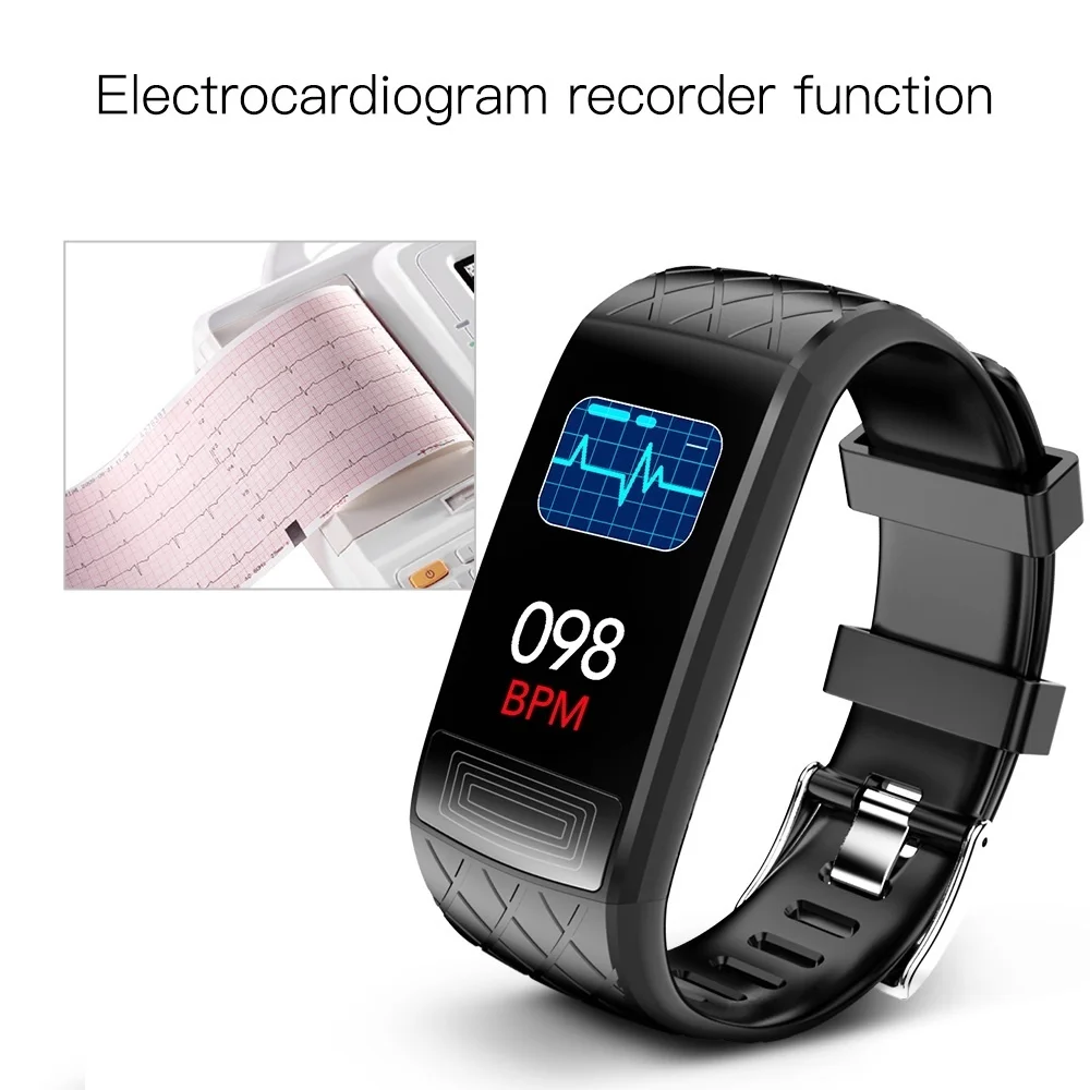 V3E EKG Inteligentný Náramok Fitness Srdcovej frekvencie, Krvného Tlaku SpO2 Monitor Smart Kapela Šport Náramok Vodotesný IP67 Mužov Smartwatch . ' - ' . 4