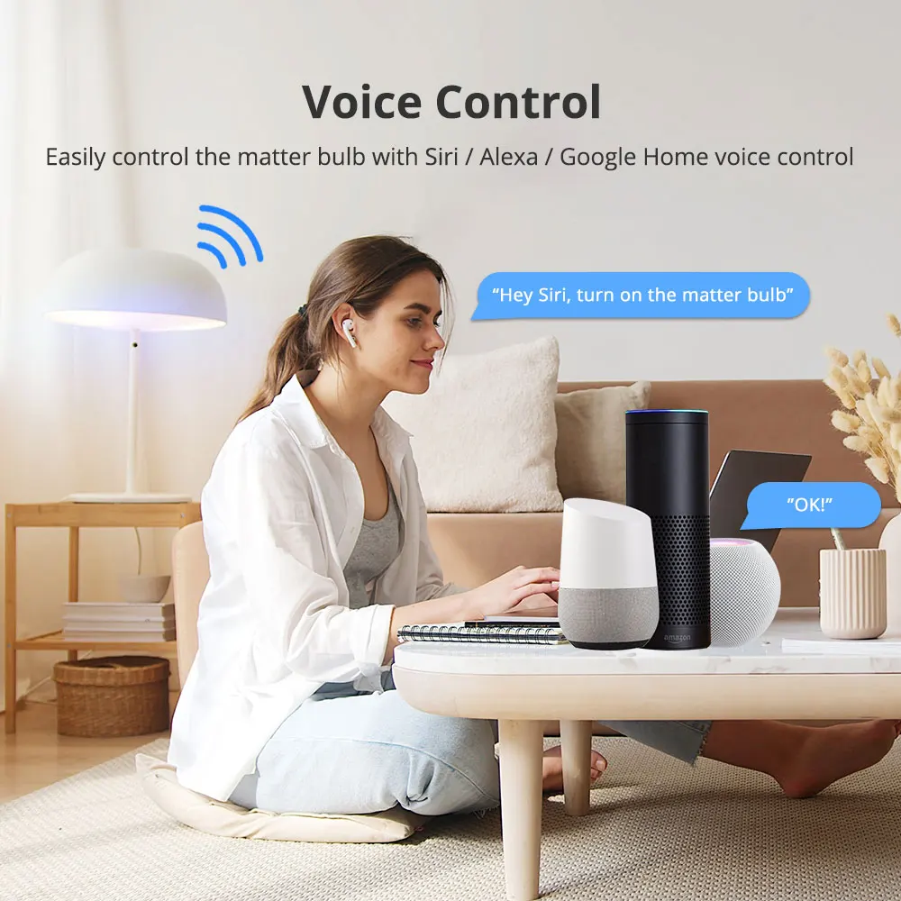 Ohľadu na to, WiFi, Smart Žiarovky Stmievateľné LED Svetlo E27 9W RGB+Teplá+Biela Homekit Ovládanie Práce s Siri Alexa Domovská stránka Google Smart Home . ' - ' . 4